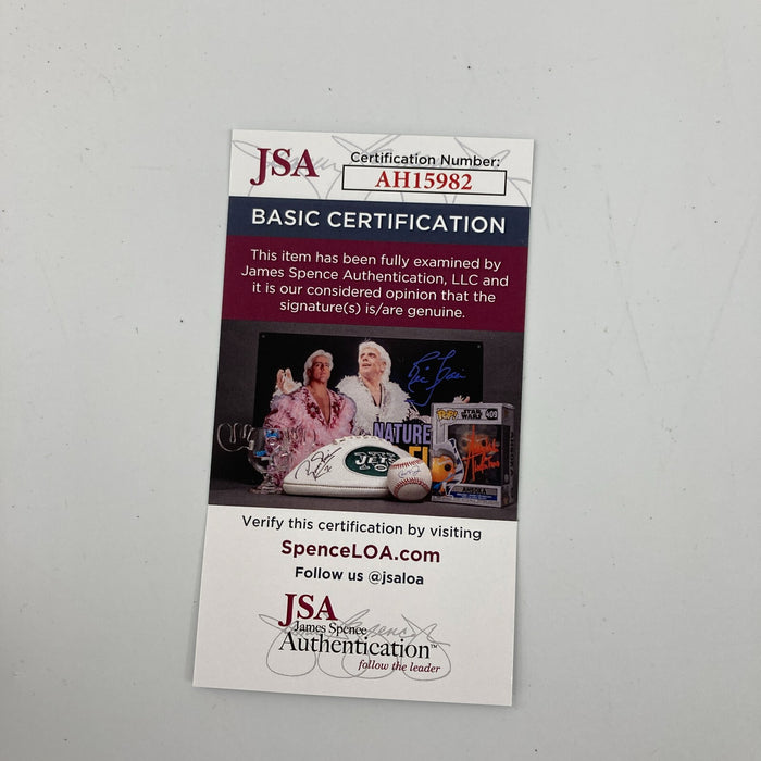 Lew Burdette Signed 1950's Game Model Baseball Glove JSA COA