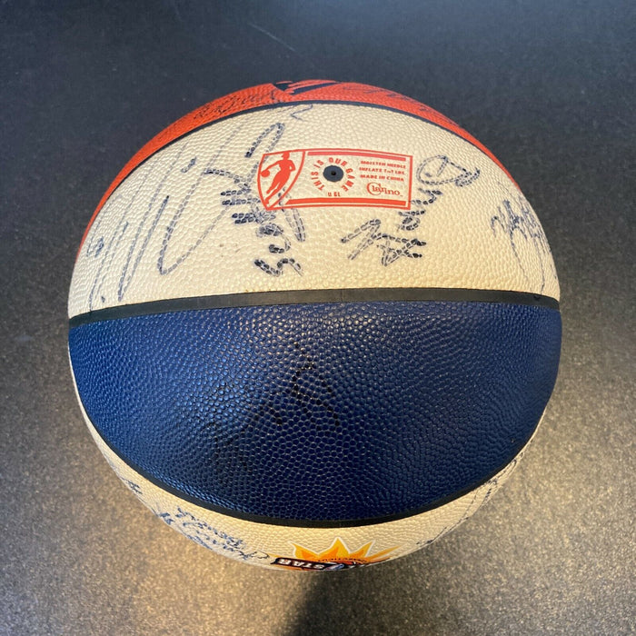 2005 WNBA All Star Game Multi Signed Official Basketball With Catchings & Swoops