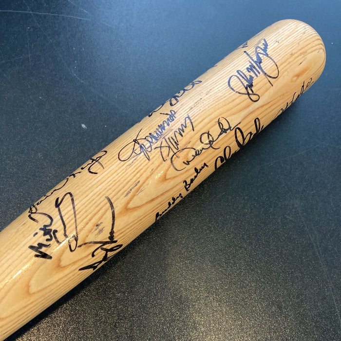 Derek Jeter Pre Rookie 1995 All Star Game Team Signed Baseball Bat Beckett COA