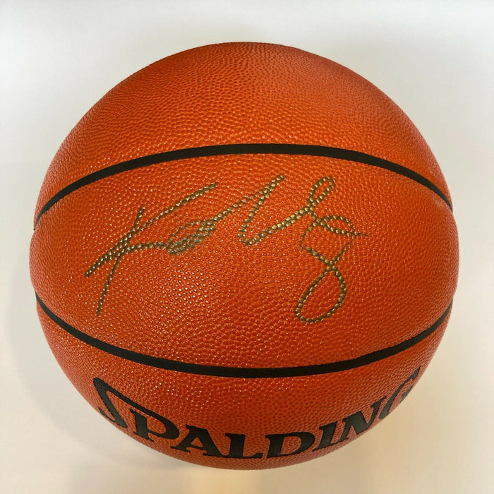 Beautiful Kobe Bryant #8 Rookie Era Signed Spalding NBA Basketball With JSA COA