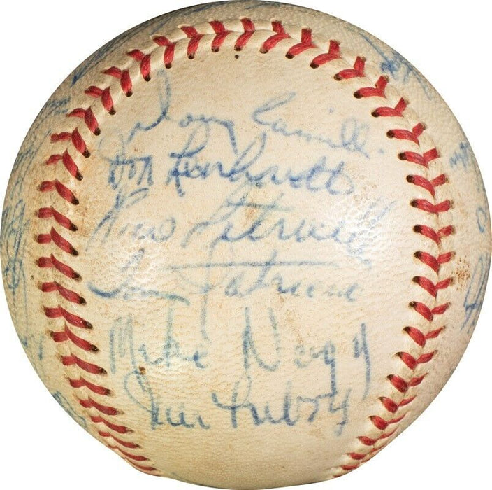 1970 Boston Red Sox Team Signed Official American League Baseball PSA DNA COA