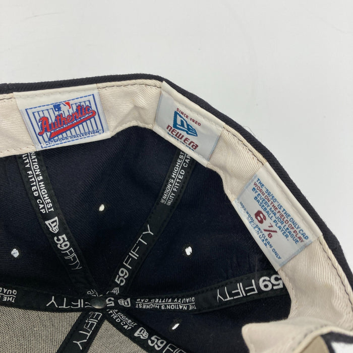 1999 New York Yankees W.S. Champs Signed Hat Derek Jeter Mariano Rivera JSA COA