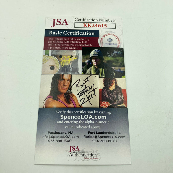 Dan Rather Signed Autographed MLB Baseball Celebrity JSA COA CBS News