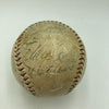 Eddie Collins Red Faber 1929 A's World Series Champs Signed Baseball JSA COA