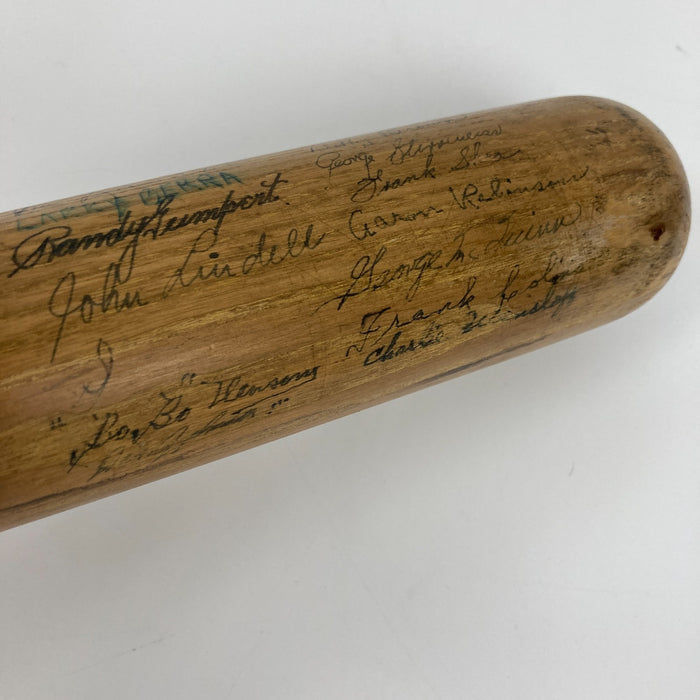 1947 New York Yankees World Series Champs Team Signed Baseball Bat PSA DNA