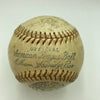 President Franklin D. Roosevelt Single Signed 1935 American League Baseball JSA