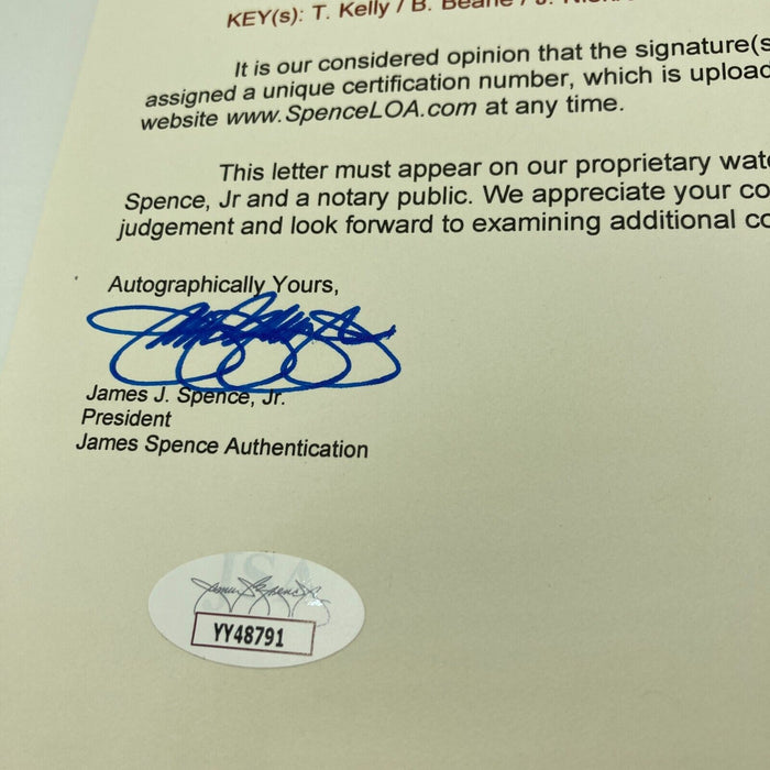 1987 Minnesota Twins World Series Champs Team Signed Baseball JSA COA