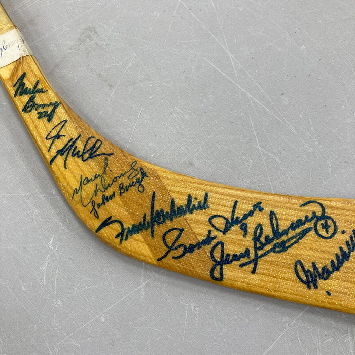 NHL 500 Goal Scorers Signed Wayne Gretzky Game Model Hockey Stick 18 Sigs JSA