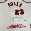 Michael Jordan Signed 1984-85 Rookie Chicago Bulls Jersey UDA Upper Deck COA