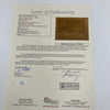 Nile Kinnick Signed 1939 Heisman Trophy Ticket PSA DNA & JSA COA RARE
