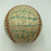 1960 New York Yankees Team Signed Baseball Mickey Mantle & Roger Maris JSA