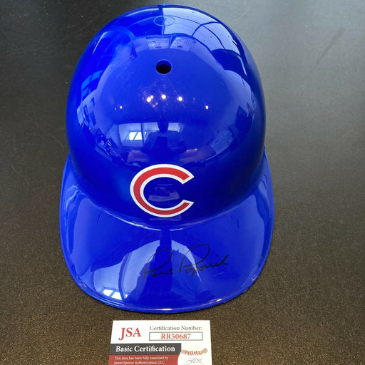 Paul Popovich Signed Full Size Chicago Cubs Baseball Helmet 1969 Cubs JSA COA