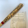 2001 Philadelphia Phillies Team Signed Baseball Bat 30 Sigs Scott Rolen JSA COA