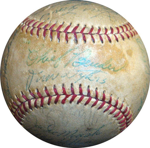 Chief Bender Sweetspot HOF Philadelphia Athletics Signed Baseball PSA DNA COA