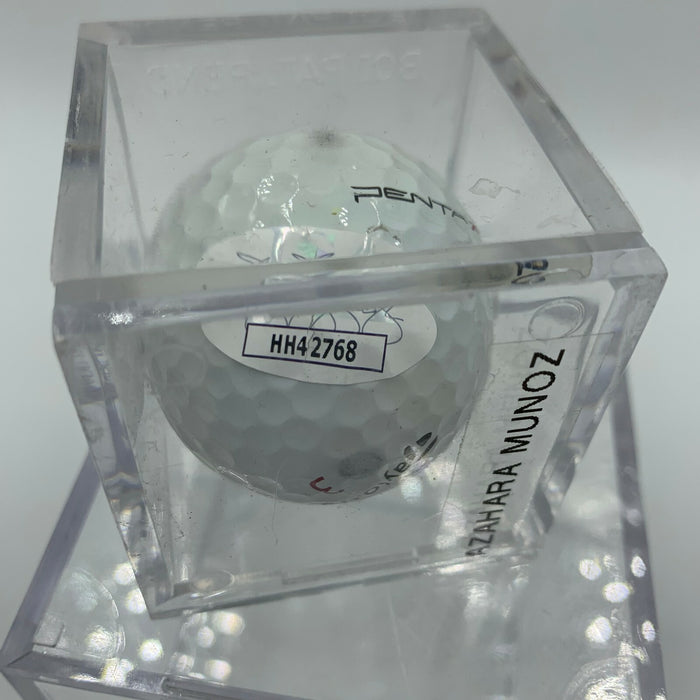 Azahara Munoz Signed Autographed Golf Ball PGA With JSA COA