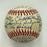 Mickey Mantle Joe Dimaggio New York Yankees Greats Signed Baseball 35 Sigs JSA