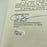Vintage 1960's Hank Aaron Playing Days Signed National League Baseball JSA COA