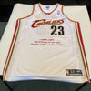 Lebron James 2003 Rookie Of The Year Signed Cleveland Cavaliers Jersey UDA COA