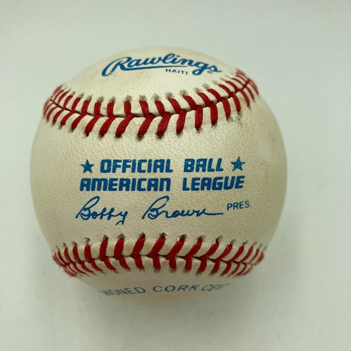 Ringo Starr Beatles Single Signed American League Baseball Beckett COA