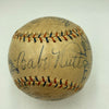 Babe Ruth, Mickey Mantle, Joe Dimaggio & Roger Maris Signed Baseball JSA COA