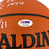 Bill Russell Full Name Signed Heavily Inscribed STAT Basketball #9/11 PSA DNA