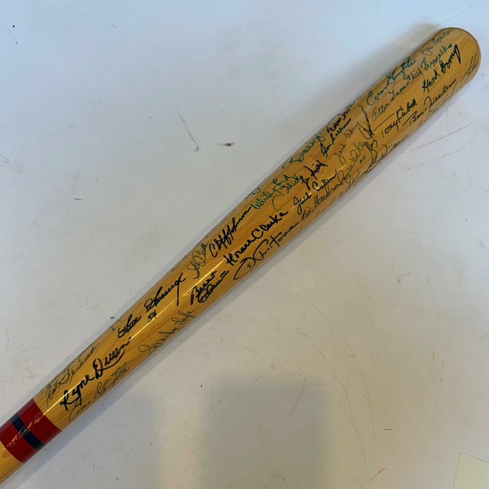 Stunning New York Yankees Legends & HOF Multi Signed Bat 60+ Signatures JSA COA