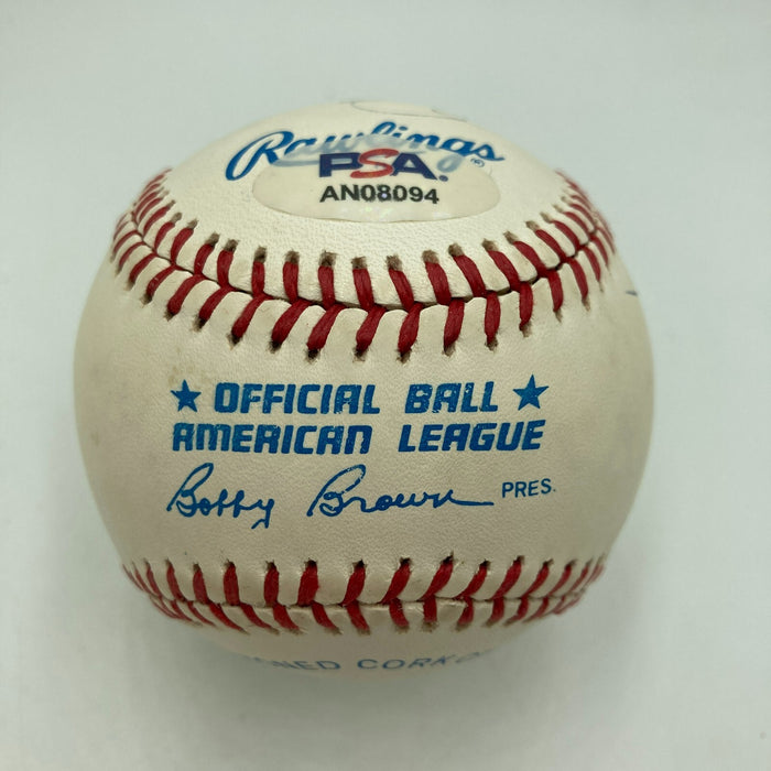 Willie Mays Hank Aaron Stan Musial 3,000 Hit Club Signed Baseball PSA DNA