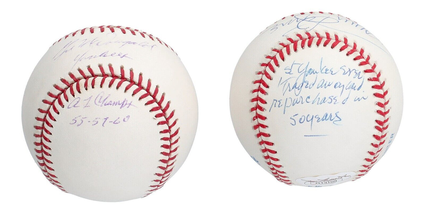 1951 New York Yankees WS Champs Team Signed Baseball Collection 35 Balls JSA COA