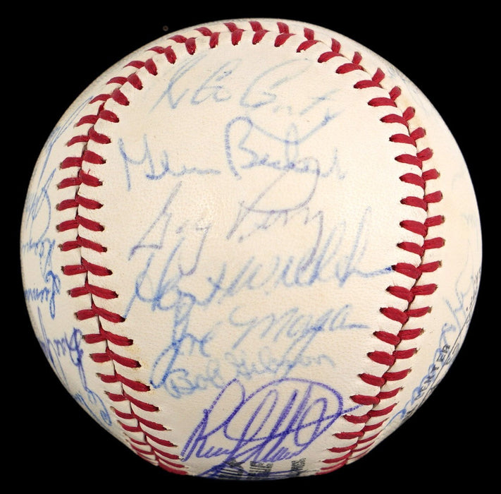 1970 All Star Game Team Signed Baseball Roberto Clemente Willie Mays JSA COA