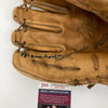 Warren Spahn Signed 1950's Game Model Baseball Glove JSA COA