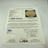 Babe Ruth Single Signed 1920's Official American League Baseball JSA COA Auto
