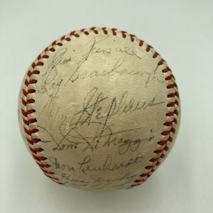 1952 Boston Red Sox Team Signed Official American League Baseball