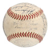 1962 New York Yankees W.S. Champs Team Signed Baseball Mickey Mantle Maris JSA
