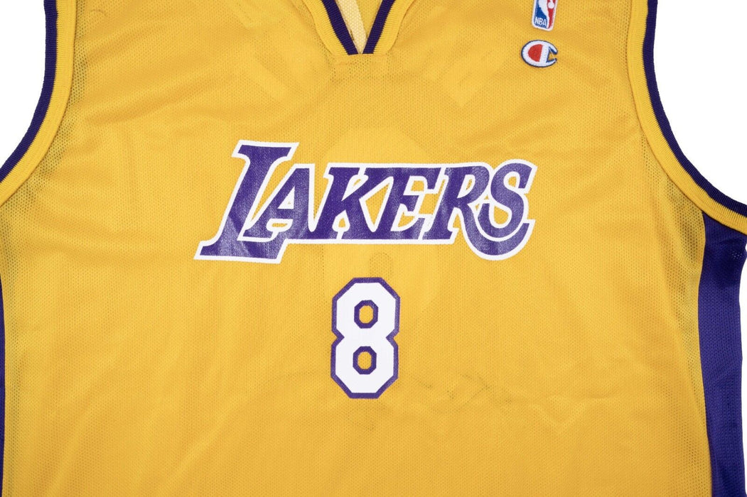 Kobe Bryant Rookie Signed 1990's Los Angeles Lakers Champion Jersey Beckett COA