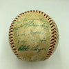 1959 New York Yankees Team Signed Baseball Mickey Mantle PSA DNA COA
