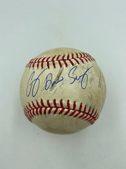 Corey Seager Full Name Signed Game Used Major League Baseball PSA DNA COA
