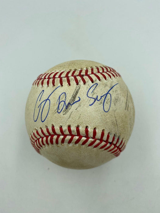 Corey Seager Full Name Signed Game Used Major League Baseball PSA DNA COA