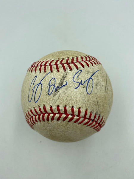 Corey Seager Full Name Signed Game Used Major League Baseball PSA DNA COA
