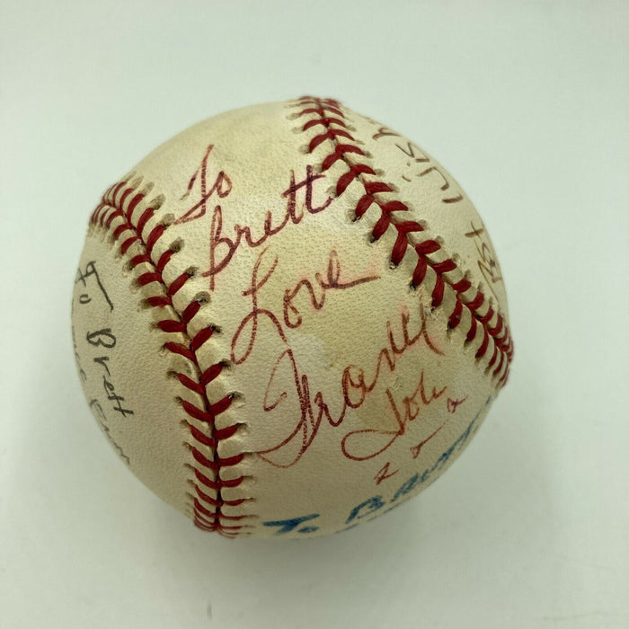 Peaches & Herb Gloria Gaynor France Joli Rose Royce Vickie Sue Signed Baseball