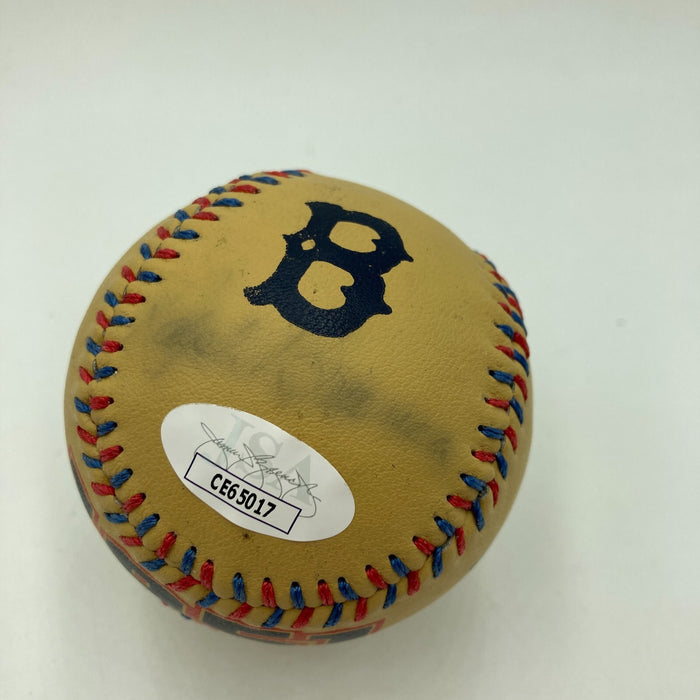 Bobby Thomson Branca Signed Shot Heard 'Round World Spinneybeck Baseball JSA COA