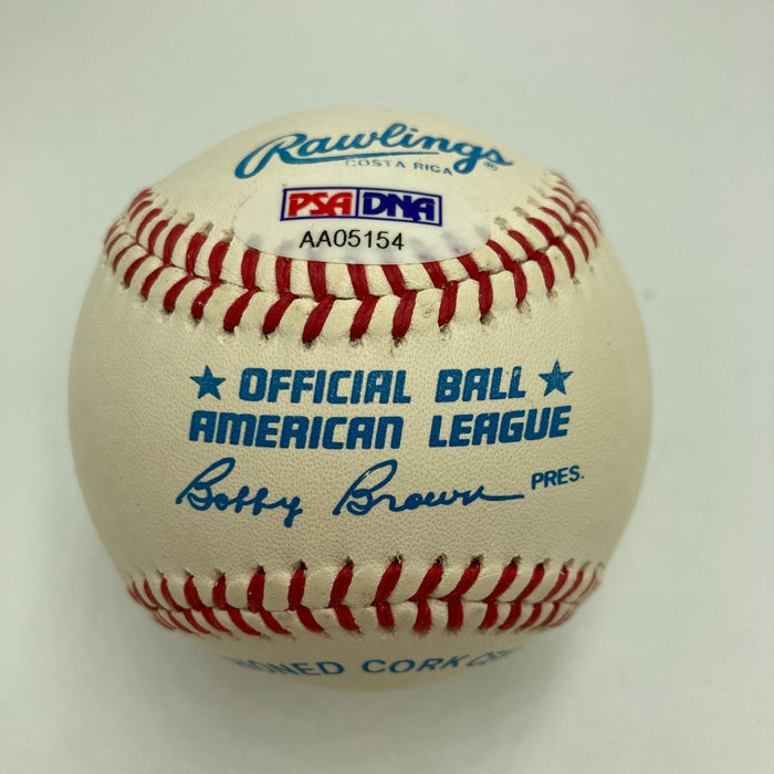 Ken Griffey Jr. & Ken Griffey Sr. Signed American League Baseball PSA DNA COA