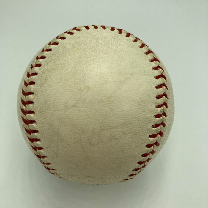Gil Hodges Sweet Spot Signed 1969 New York Mets Baseball PSA DNA COA