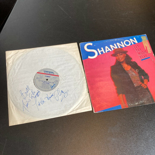 Shannon Greene Let The Music Play Signed Vintage LP Record
