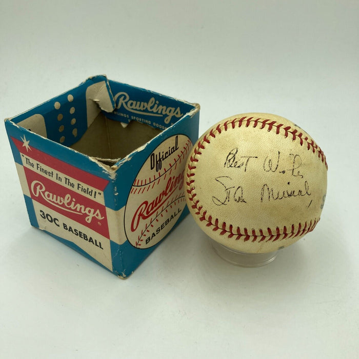 1950's Stan Musial Signed Personal Model "Stan Musial" Baseball JSA COA