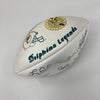 Miami Dolphins HOF Legends Signed Football Don Shula Larry Csonka JSA COA