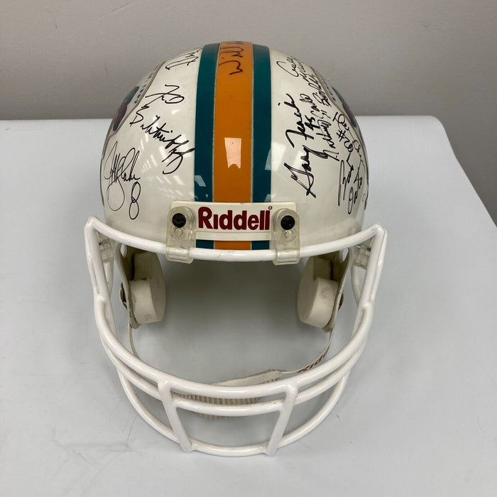 NFL Hall Of Fame Legends Multi Signed 1997 Super Bowl Helmet JSA COA