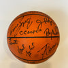 Chuck Cooper Boston Celtics HOF Legends Signed Basketball 28 Sigs PSA DNA Rare!