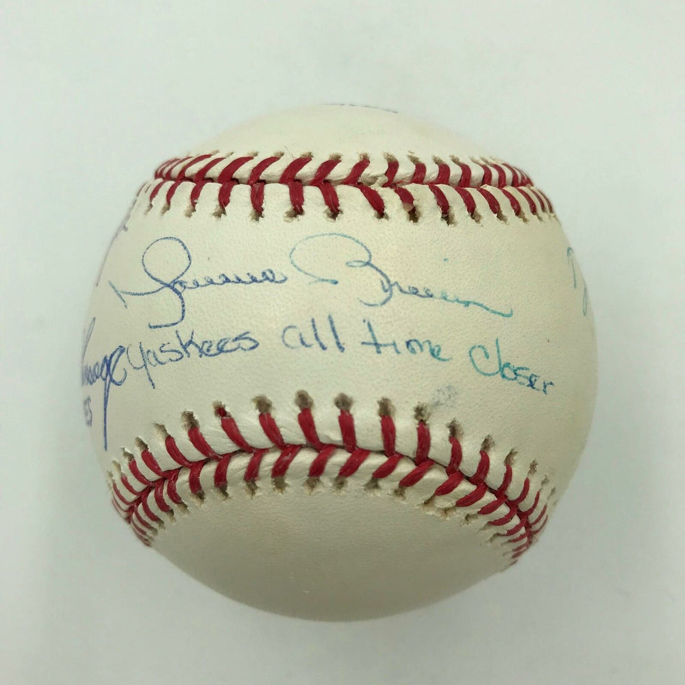 Mariano Rivera "Yankees All Time Closer" Yankees Closers Signed Baseball Steiner