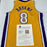 Kobe Bryant Signed 1999 Finals Los Angeles Lakers Pro Cut Jersey Beckett & PSA