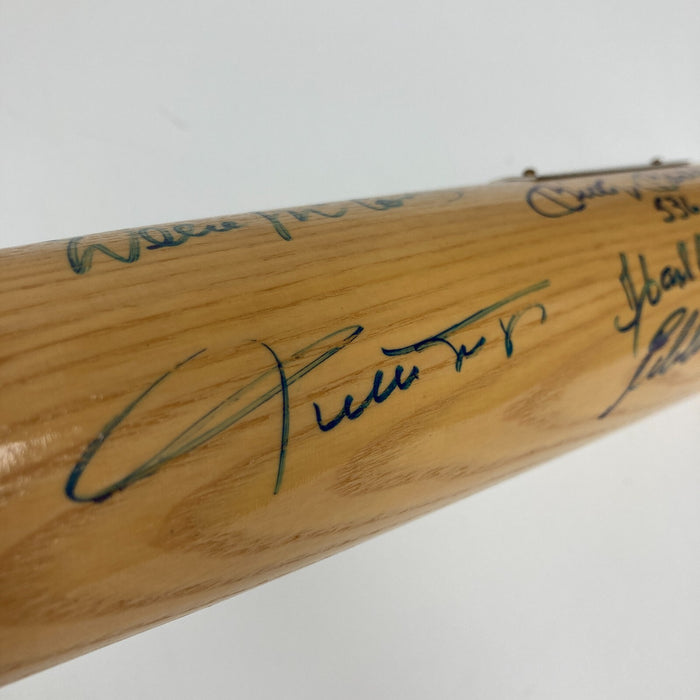 500 Home Run Club Signed Bat Mickey Mantle Ted Williams Willie Mays JSA COA